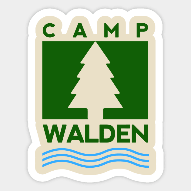 Camp Walden Pocket Sticker by dumbshirts